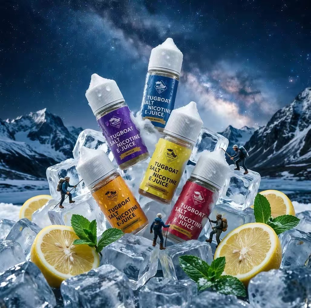 美國 Tugboat 經典拖船 丁鹽煙油30ml，50mg 丁鹽，小烟专用，现货供应，买 5 送 1