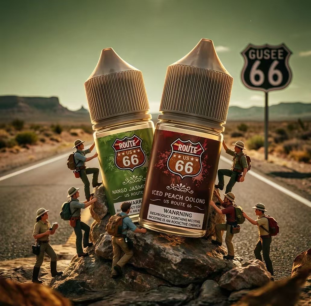 ROUTE 66 公路煙油30ml，美國原裝菸草口味，40mg 丁鹽，台灣現貨